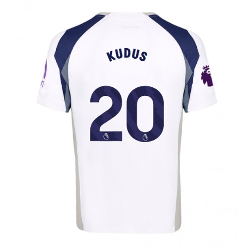 Stroje piłkarskie Tottenham Hotspur Mohammed Kudus #20 Koszulka Podstawowej 2025-26 Krótki Rękaw